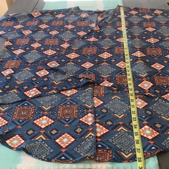 Lularoe Southwest Print Lindsay Kimono Duster Open Top Cardigan - Picture 8 of 8